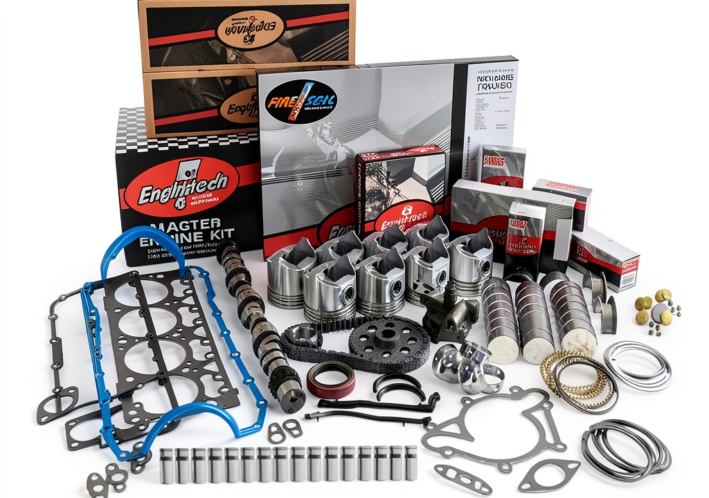 Enginetech R-MKC350A Re-Ring Engine Kit components