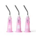 Dental Dispensing Needle Set 5 Sizes 3 Colors JMU Bent Blunt Design-0