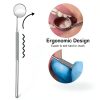 G.CATACC Dental Mirror #1 Curved Mirror with Non‑Slip Handle-2