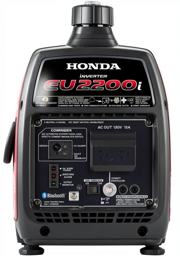 Honda EU2200i Portable Inverter Generator 2200W Red Quiet Power-5