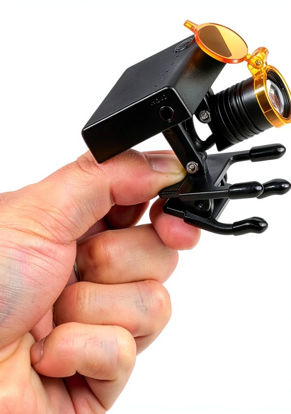 NSKI Mini LED Headlamp for Dental Loupes – Rechargeable Lithium-7