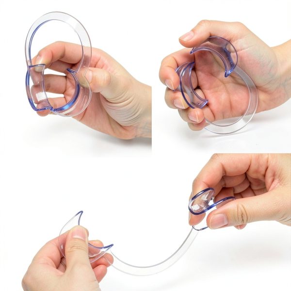 Dental Retractor 30 Pack Clear Medium Mouth Openers by THINKPRICE-2