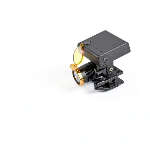 NSKI Mini LED Headlamp for Dental Loupes – Rechargeable Lithium-6