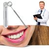 G.CATACC Dental Mirror #1 Curved Mirror with Non‑Slip Handle-5