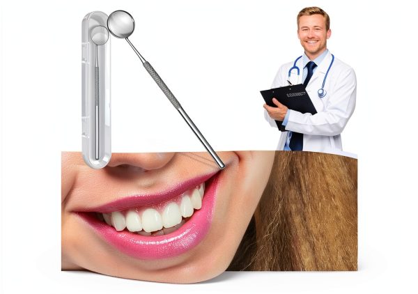 G.CATACC Dental Mirror #1 Curved Mirror with Non‑Slip Handle-5