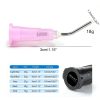 Dental Dispensing Needle Set 5 Sizes 3 Colors JMU Bent Blunt Design-1