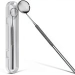 G.CATACC Dental Mirror #1 Curved Mirror with Non‑Slip Handle-0