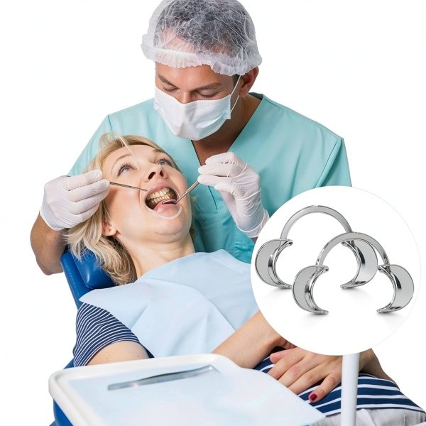 Dental Retractor 30 Pack Clear Medium Mouth Openers by THINKPRICE-3