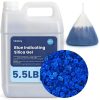5.5LBS Silica Gel Desiccant Beads, Premium Blue Indicating Reusable Desiccant Bulk, Industry 3-5 mm Silica Beads Dehumidifier for 3D Filament, Electronic Devices, Camera, Jewelry, Safe (10PCS Bags)-0