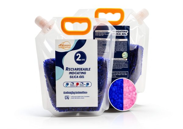 Premium Blue to Pink 3mm Silica Beads Generic Desiccant 2 LBS Bulk-0