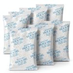 Moisture Absorbers – 100 Gram 16 Packs Silica Gel Packets Food Grade Silica Packets with Color Indicating, Premium Desiccant Packs for Food, Electronics, Closet, Jewelry and Safe Storage-0