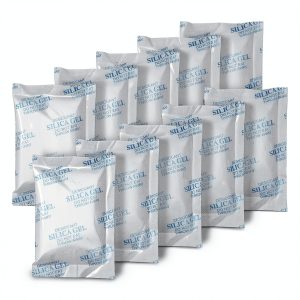 Silica Gel Packs - 80Pcs 20Gram Moisture Absorbers, Premium Transparent Desiccant for Storage, Silica Gel Desiccant Packets Food Safe for Moisture-0